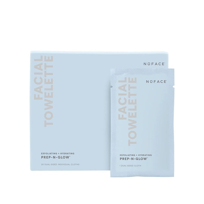 Nuface Prep - N - Glow Cleansing Cloth 20pc - Beauty Tribe