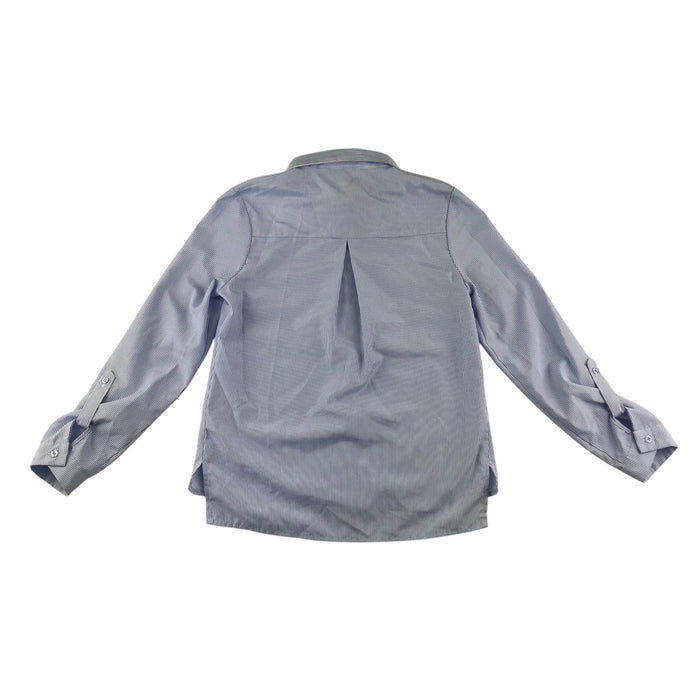 Nutmeg 10-11 years blue vertical stripes blouse