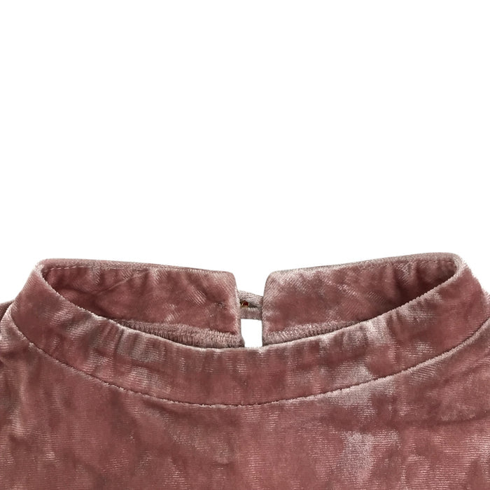 Nutmeg 10-11 years pink velvety blouse