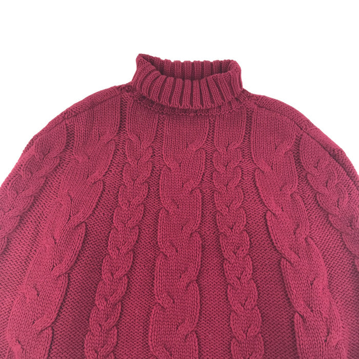 Nutmeg 12-14 years dark fuchsia pink high collar poncho