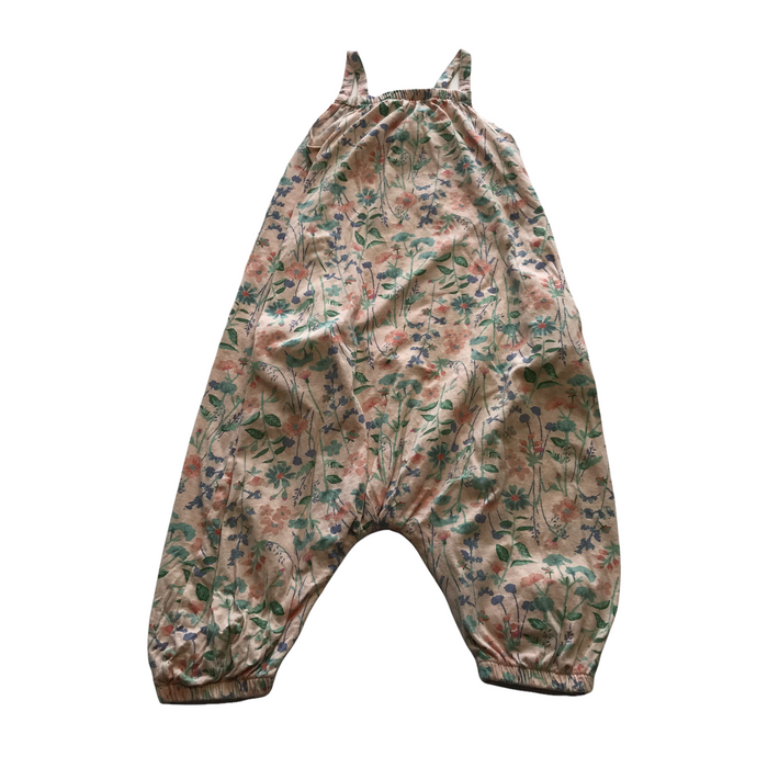 Nutmeg 4-5 years peachy floral jumpsuit