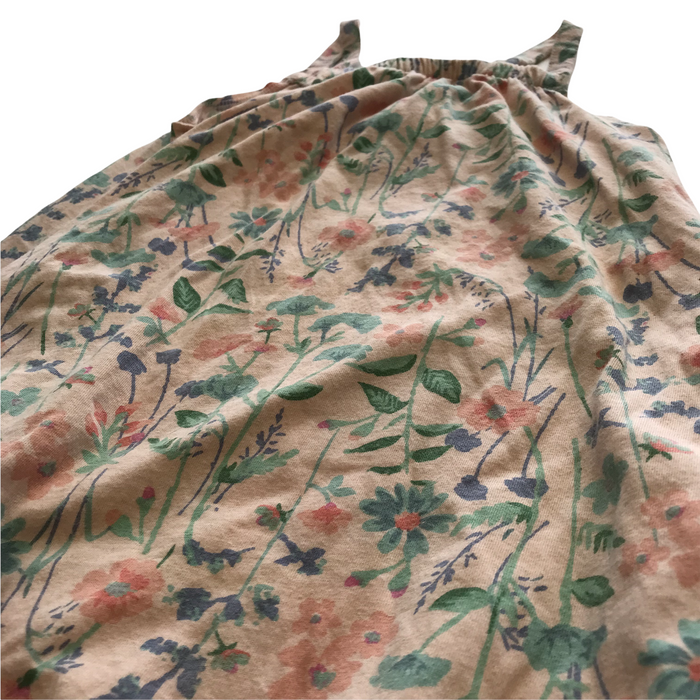 Nutmeg 4-5 years peachy floral jumpsuit