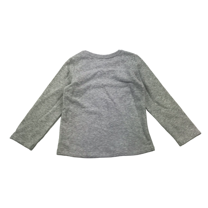 Nutmeg 5 years grey girls print sweater