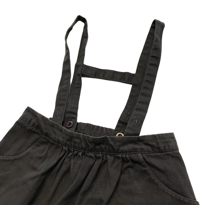 Nutmeg 7-8 years grey skirt with braces