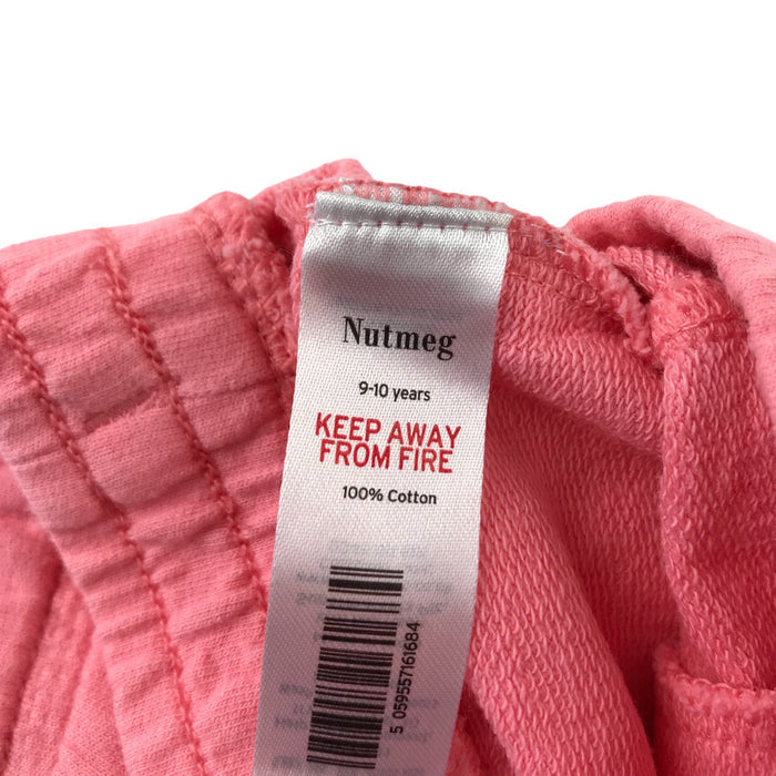 Nutmeg 9 years pink plain cotton shorts