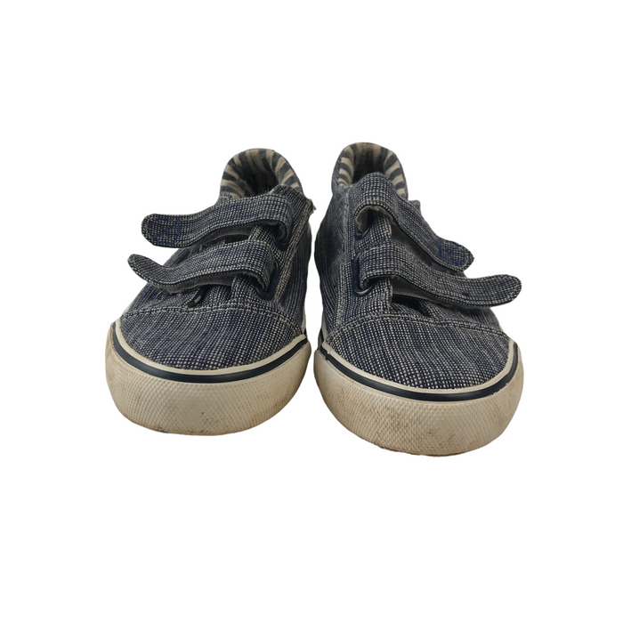 Nutmeg size UK 13 (jr) navy blue trainers