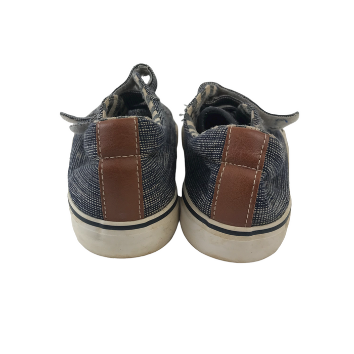Nutmeg size UK 13 (jr) navy blue trainers