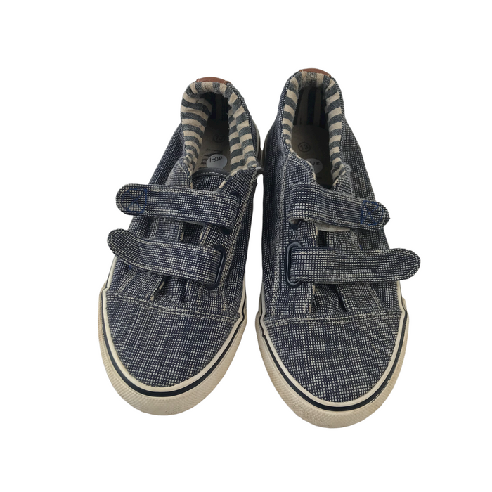 Nutmeg size UK 13 (jr) navy blue trainers