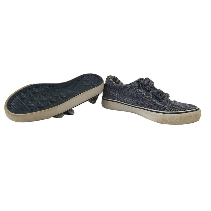 Nutmeg size UK 13 (jr) navy blue trainers