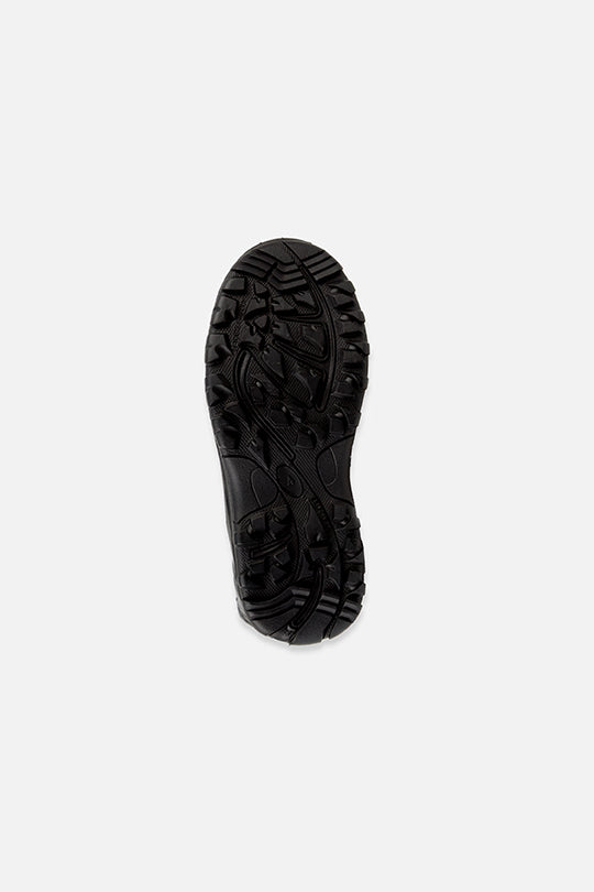 Deux par Deux silver quilted tall winter boots for kids, treaded outsole