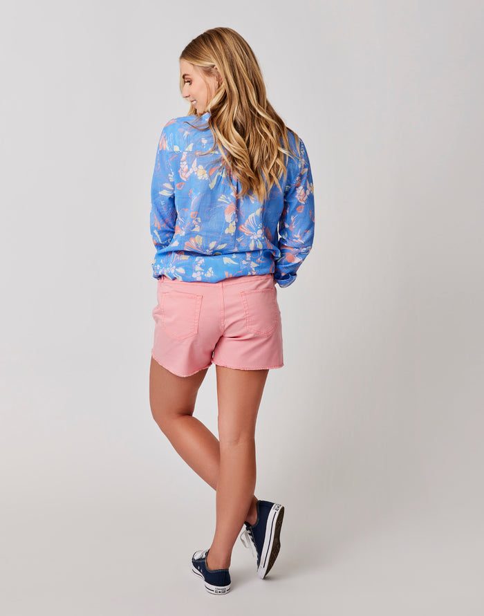 Oahu 4" Twill Short: Grapefruit - FINAL SALE