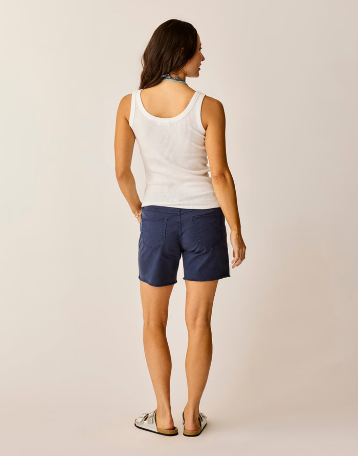 Oahu 6" Twill Short: Navy