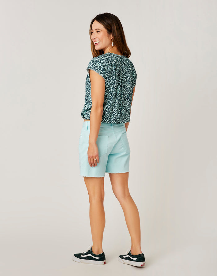 Oahu 6" Twill Short: Sea Glass - - FINAL SALE