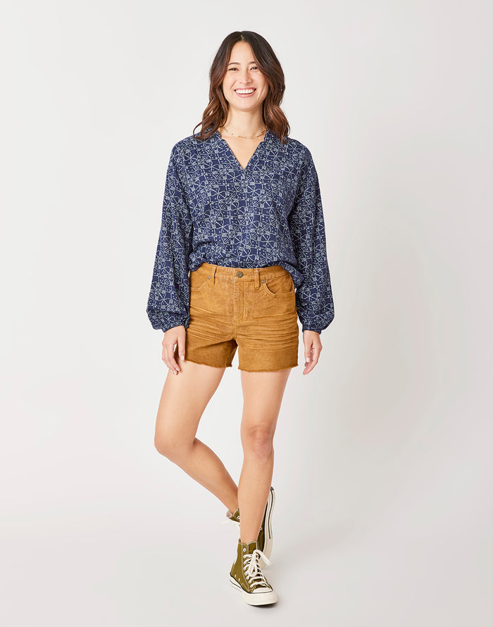 Oahu Hi Rise 4" Short: Cocoa - FINAL SALE