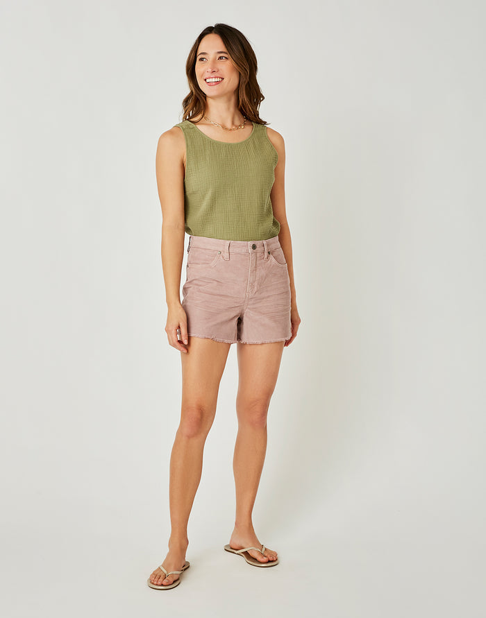 Oahu Hi Rise 4" Short: Fawn - FINAL SALE