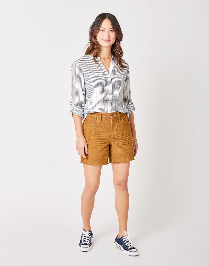 Oahu Hi Rise 6" Short: Cocoa - - FINAL SALE