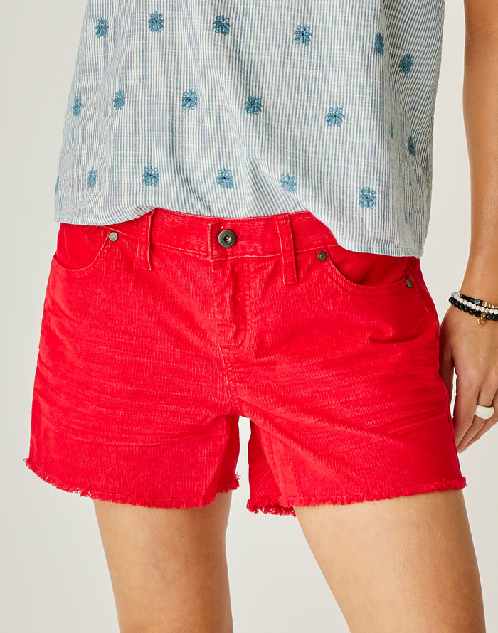 Oahu Short: Hot Red