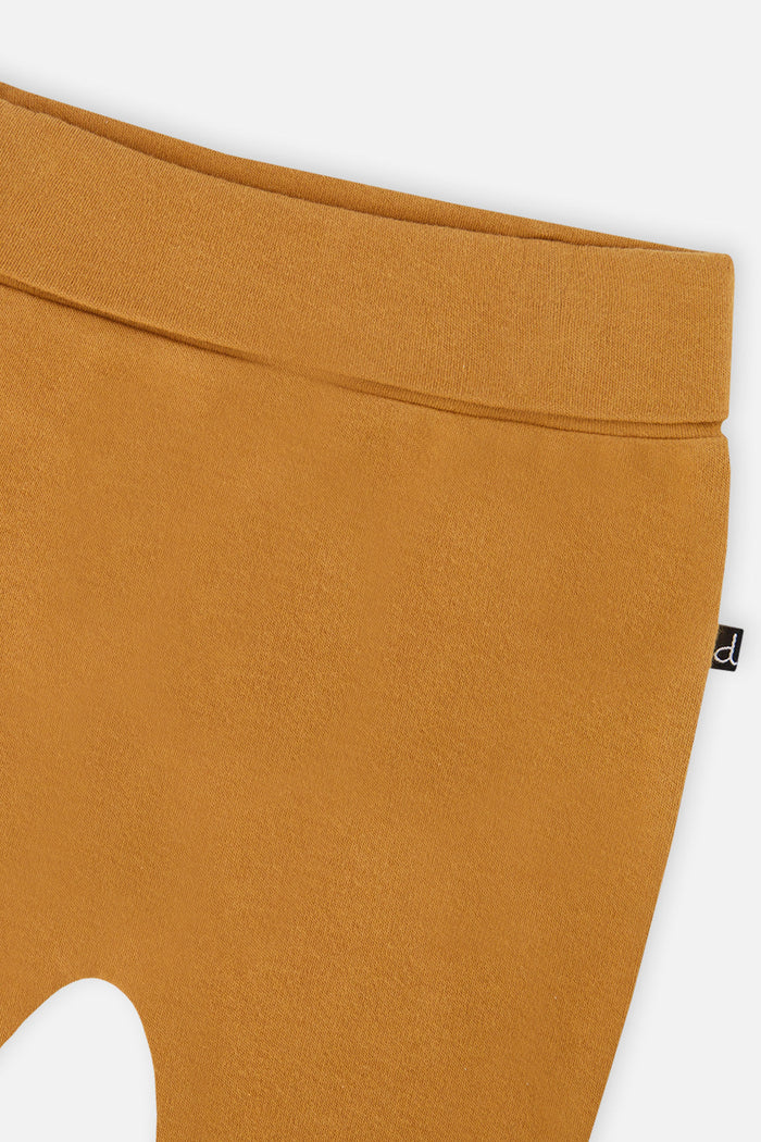Evolutive pants, solid brown cinnamon, view 4