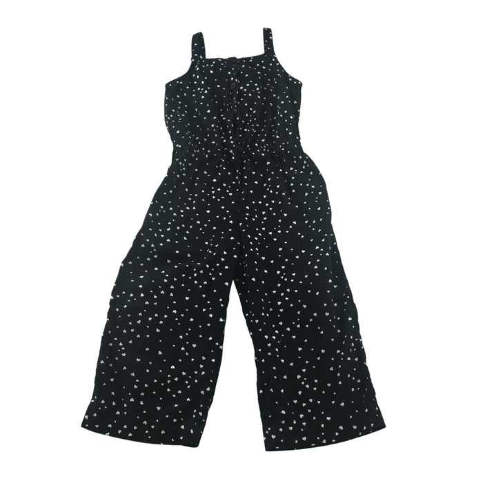Oshkosh 6-7 years black heart jumpsuit