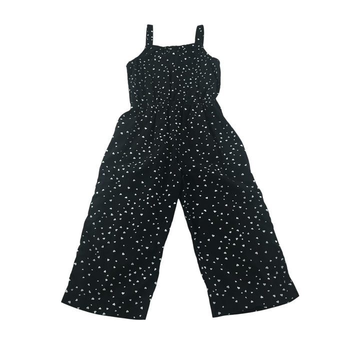 Oshkosh 6-7 years black heart jumpsuit