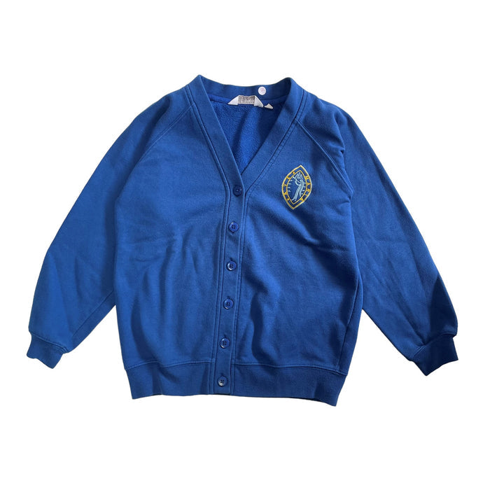 Our Lady of the Annunciation Primary blue jersey cardigan