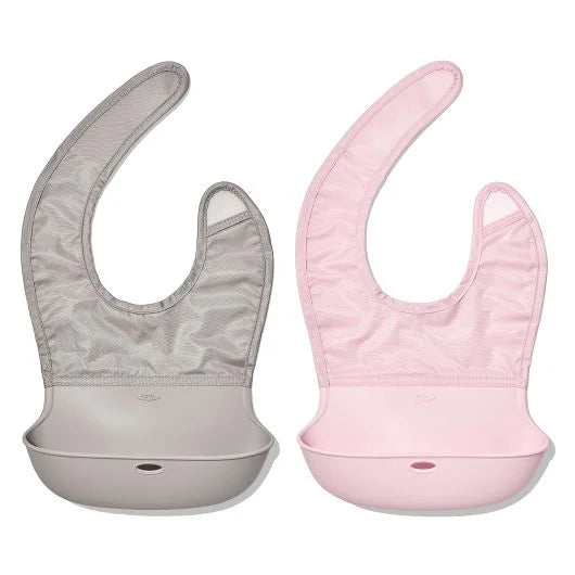 OXO Tot - Roll Up Bib - 2pk