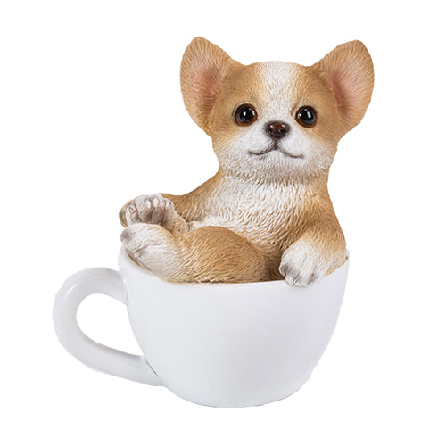 Pacific Giftware - Teacup Pups Chihuahua Figurine 12026