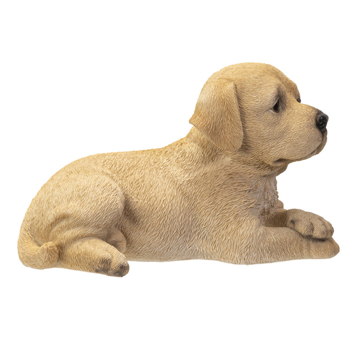 Pacific Giftware - Yellow Lab Lying Down Dog Figurine 14886
