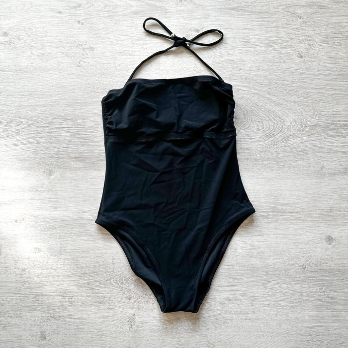 Pain De Sucre Black Halterneck Strapless Swimsuit - House Of Huntington
