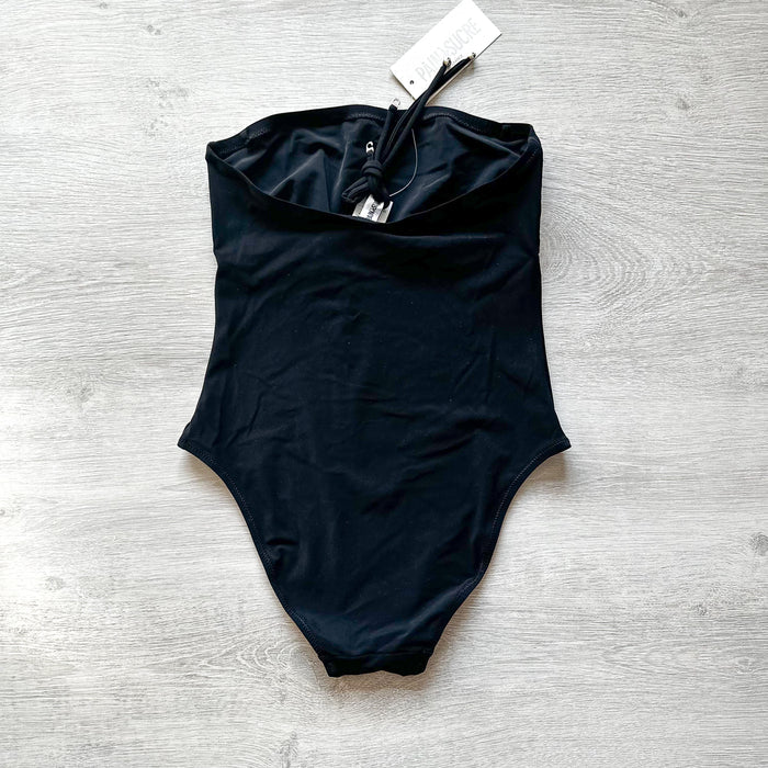 Pain De Sucre Black Halterneck Strapless Swimsuit - House Of Huntington