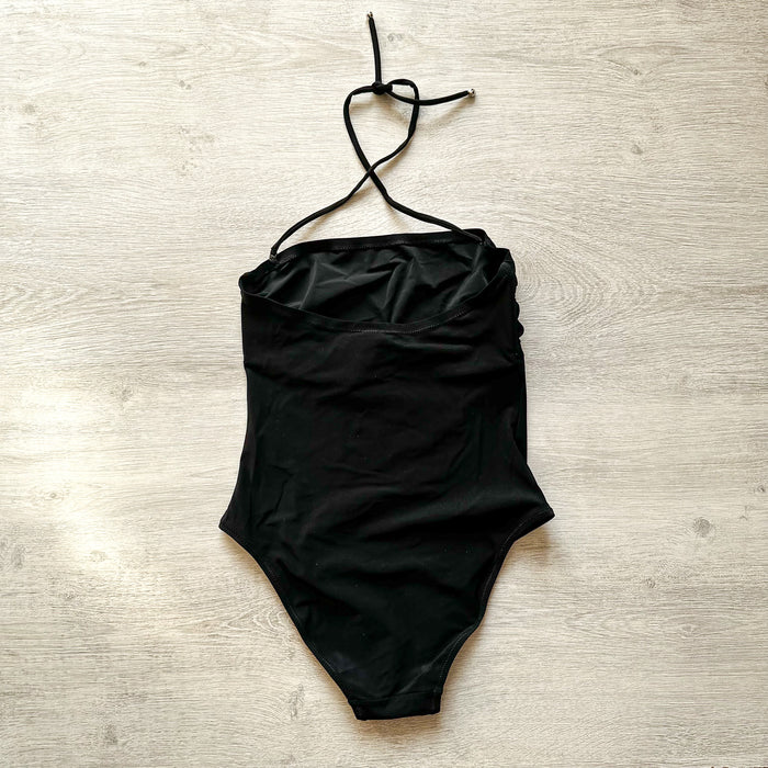Pain De Sucre Black Halterneck Strapless Swimsuit - House Of Huntington