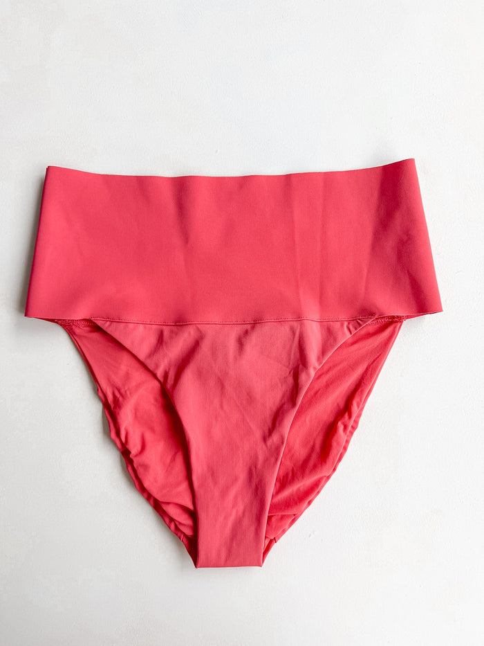 Pain De Sucre Blush Pink High Waist Bikini Bottom in Angie