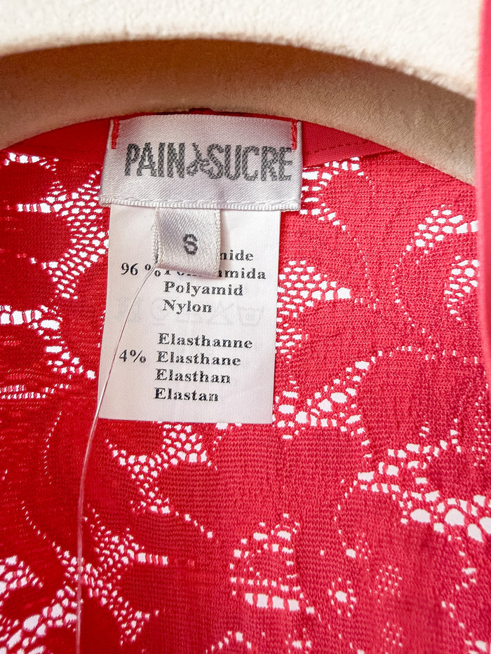 Pain De Sucre Blush Pink Lace Coverup Beach Robe Cardigan in Kyo