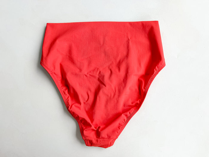 Pain De Sucre Rouge High Waist Bikini Bottom in Tobago