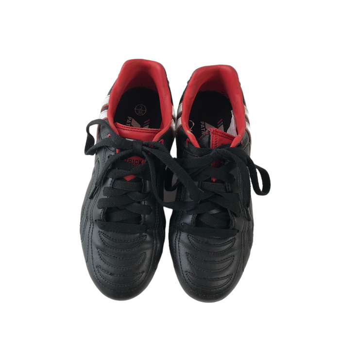 Patrick size UK 3 black and red rugby boots
