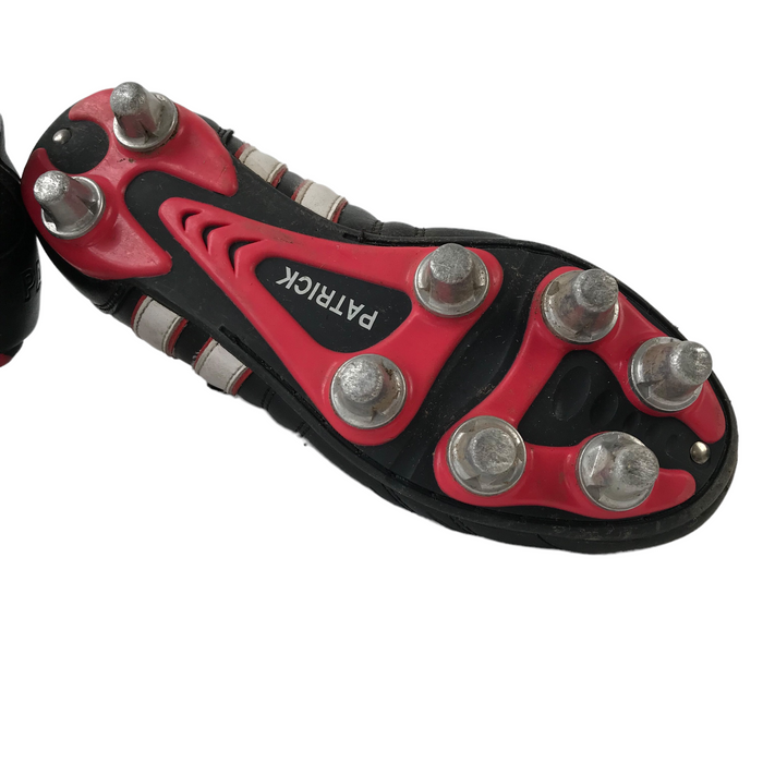 Patrick size UK 3 black and red rugby boots