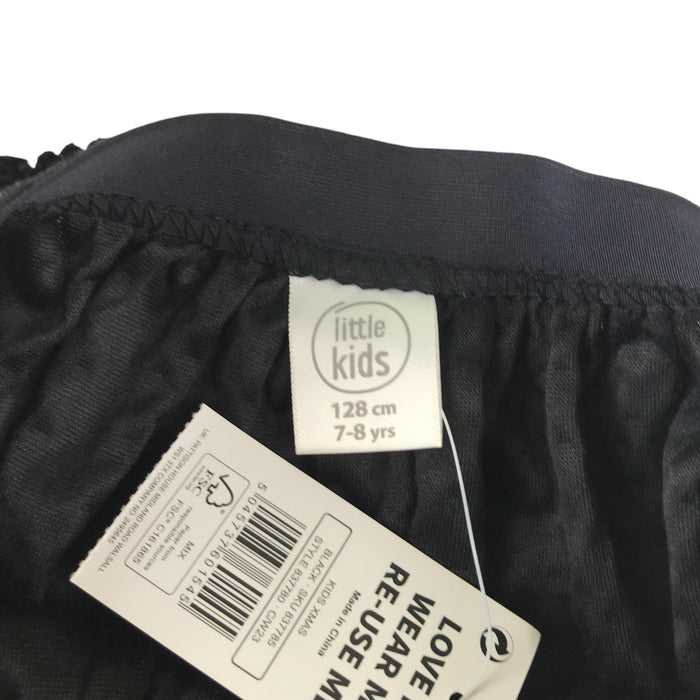 Pep&Co 7-8 years black velvety skirt