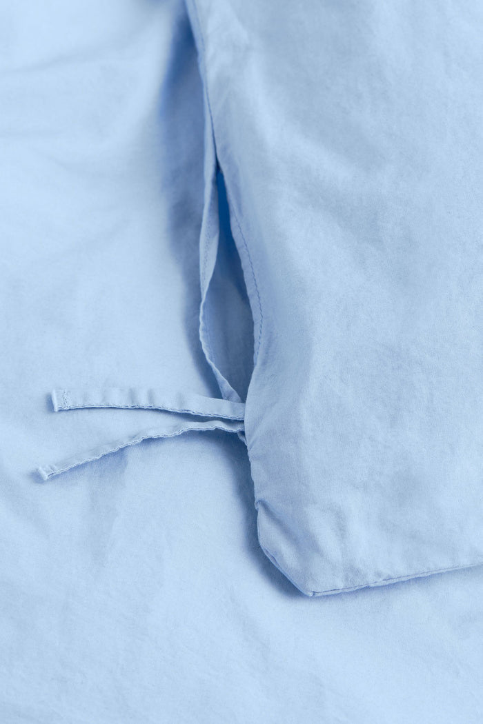 Percale Double Duvet Cover Island Blue