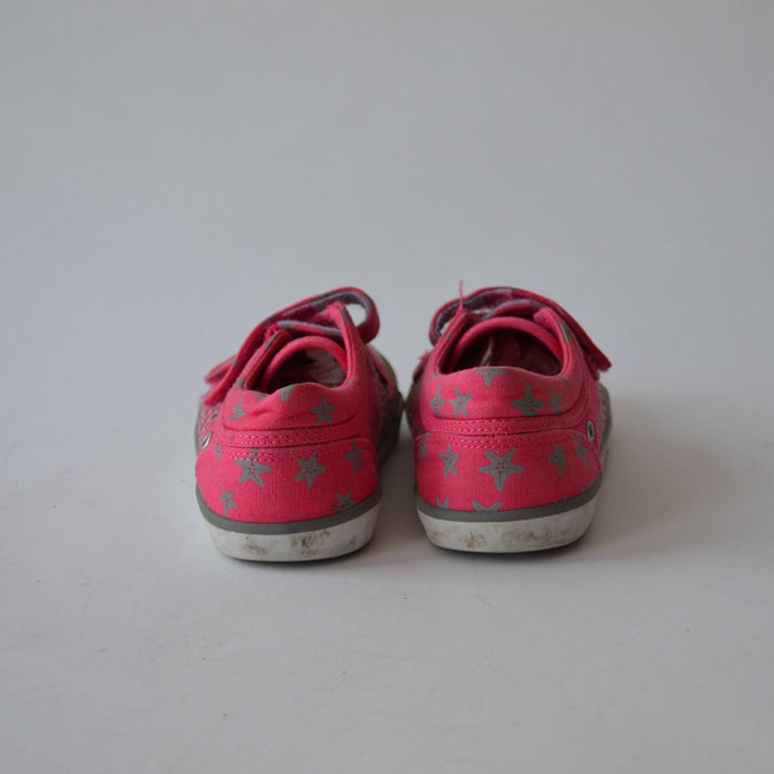 Pink size UK 12 (jr) star trainers