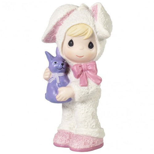 Precious Moments - Baby Girl in Easter Bunny Costume Figurine 179027