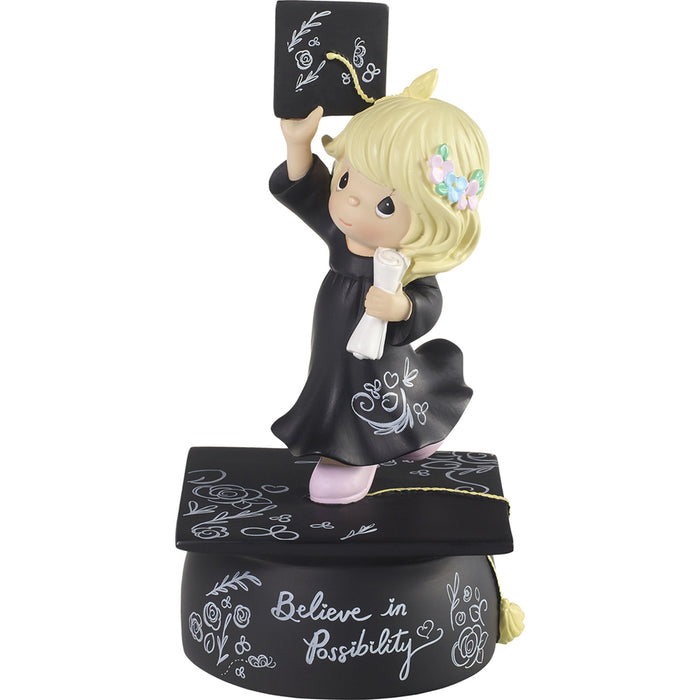 Precious Moments - Believe in Possiblitiy Graduation Musical Figurine 193106