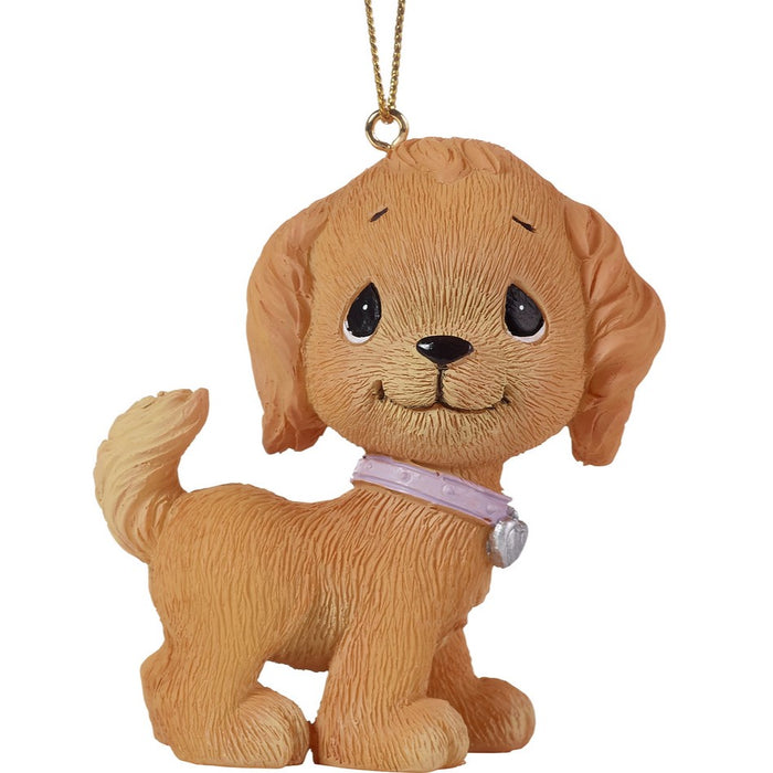 Precious Moments - Don’t Stop Retrievin’ Golden Retriever Dog Ornament 226408