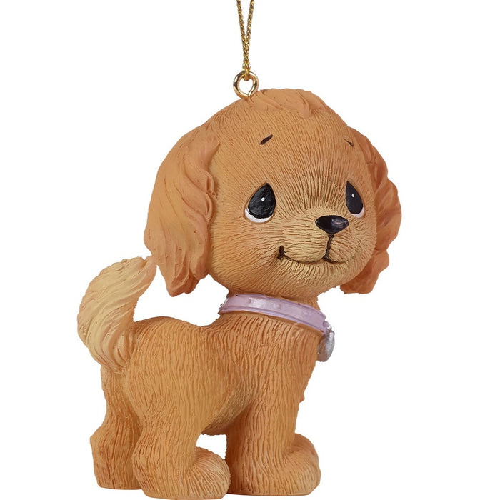 Precious Moments - Don’t Stop Retrievin’ Golden Retriever Dog Ornament 226408