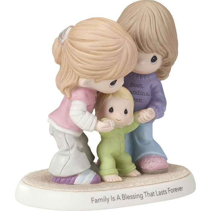 Precious Moments - Family Is A Blessing That Lasts Forever Best Mom Best Grandma Porcelain Figurine 173009