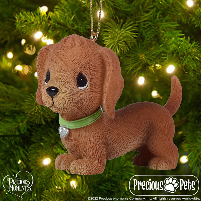 Precious Moments - Fur-ever Yours Dachshund Dog Ornament 226410