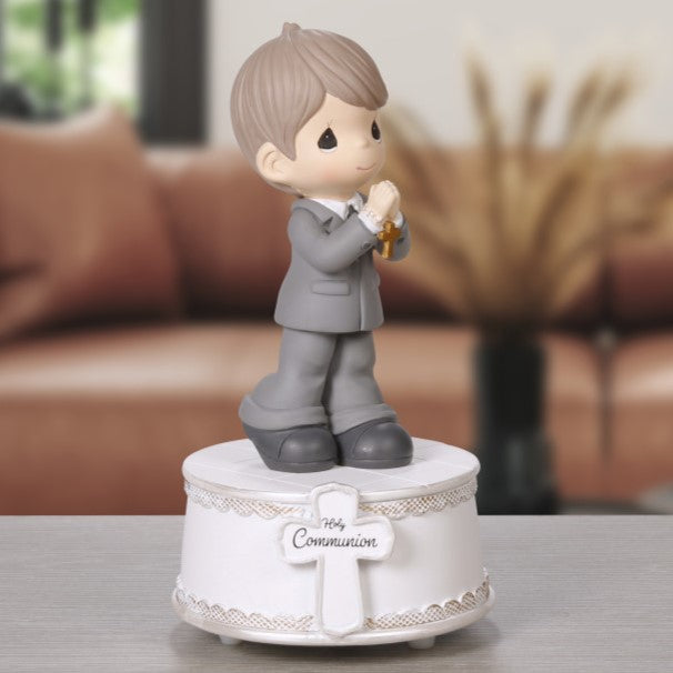 Precious Moments - Holy Communion Boy Musical Figurine 212103