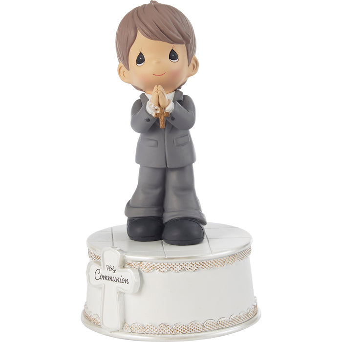 Precious Moments - Holy Communion Boy Musical Figurine 212103