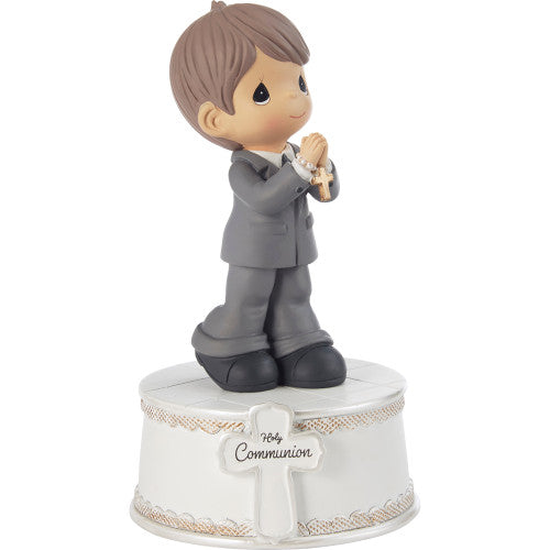 Precious Moments - Holy Communion Boy Musical Figurine 212103