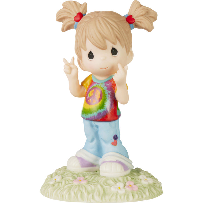 Precious Moments - Peace And Love Porcelain Figurine 232019