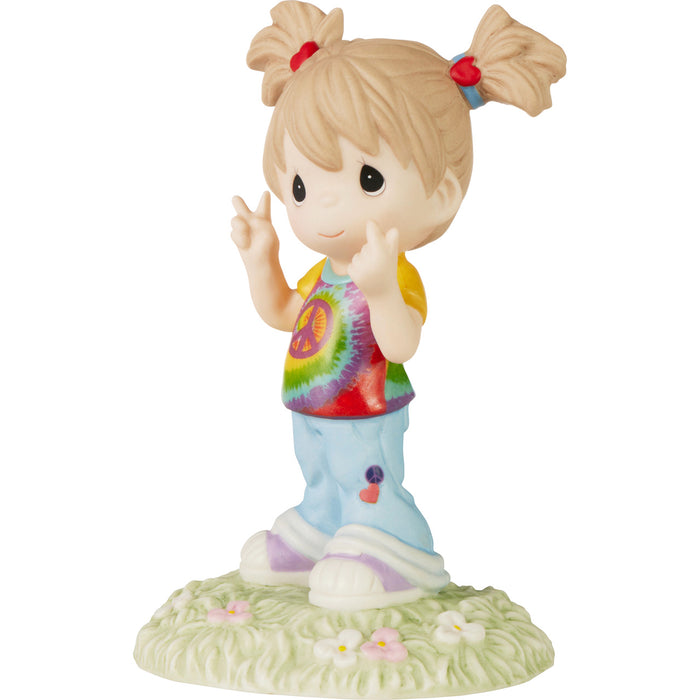 Precious Moments - Peace And Love Porcelain Figurine 232019